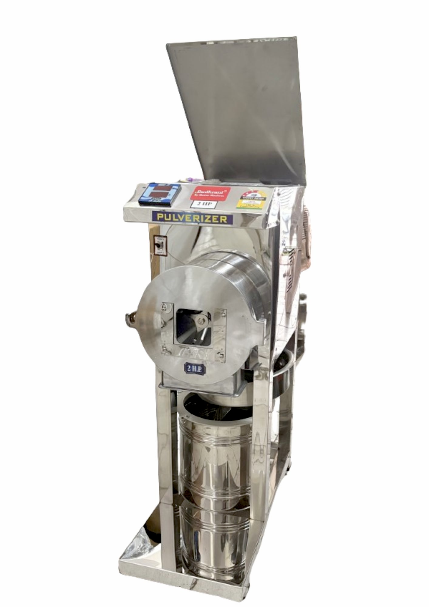 Budhrani by Master Machines 2 in 1 Aata Chakki Pulverizer Machine 2 HP Automatic Commercial & Domestic Aata Chakki/Flour Mill/Aata Maker/Masala Heavy Duty Grinder MM-28