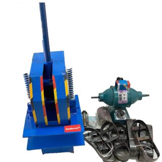 By MASTER MACHINES Slipper Making Machine Blue Full Set (Spring Model) MM - 12